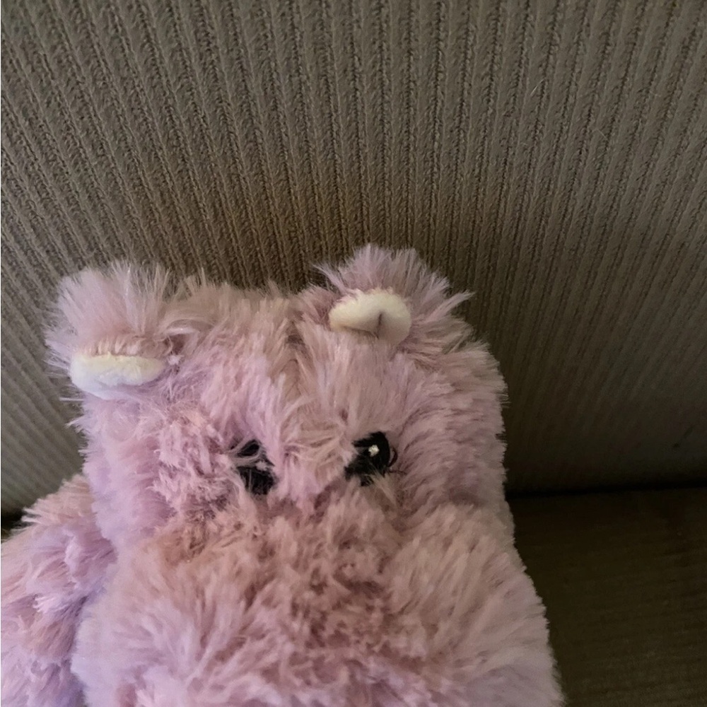 Warmies Purple Plush Hippo Toy - Picture 7 of 16